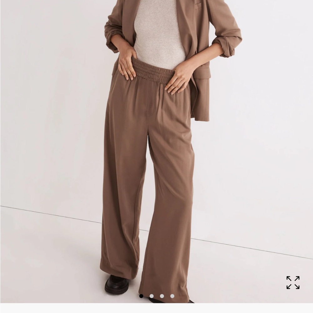 Madewell Carley wide leg pants in drapeweave size xs